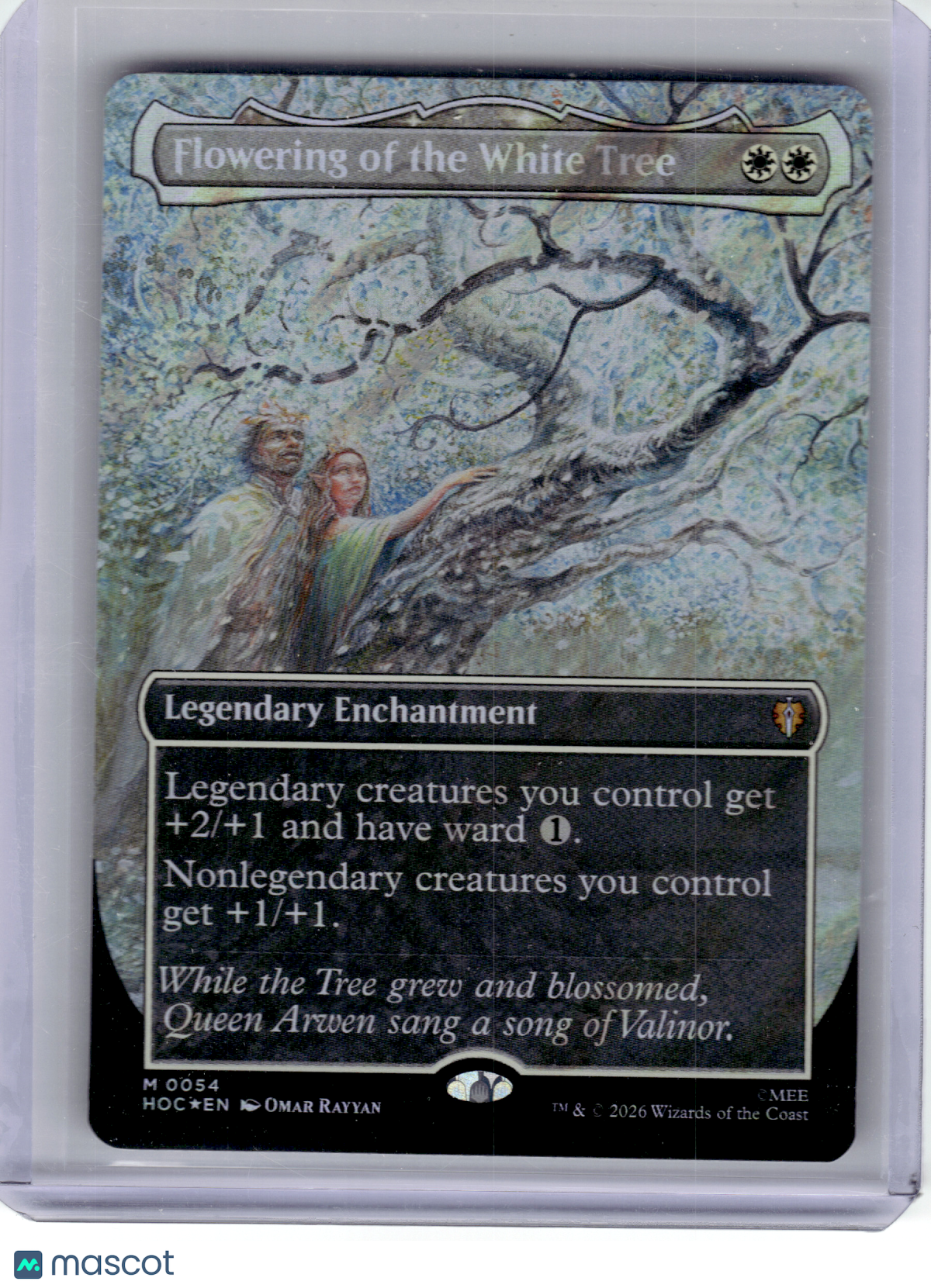 2026 MagicTG—Flowering of the White Tree (Borderless) #54 HOC—Mythic Surge Foil