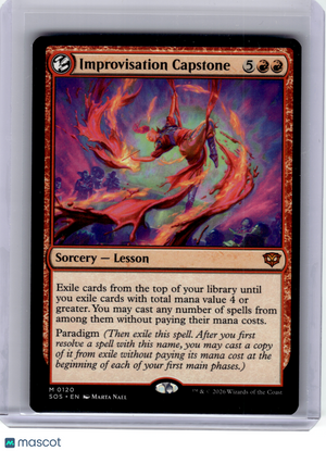 2026 MagicTG—Improvisation Capstone #120 Secrets of Strixhaven—Mythic Non-Foil