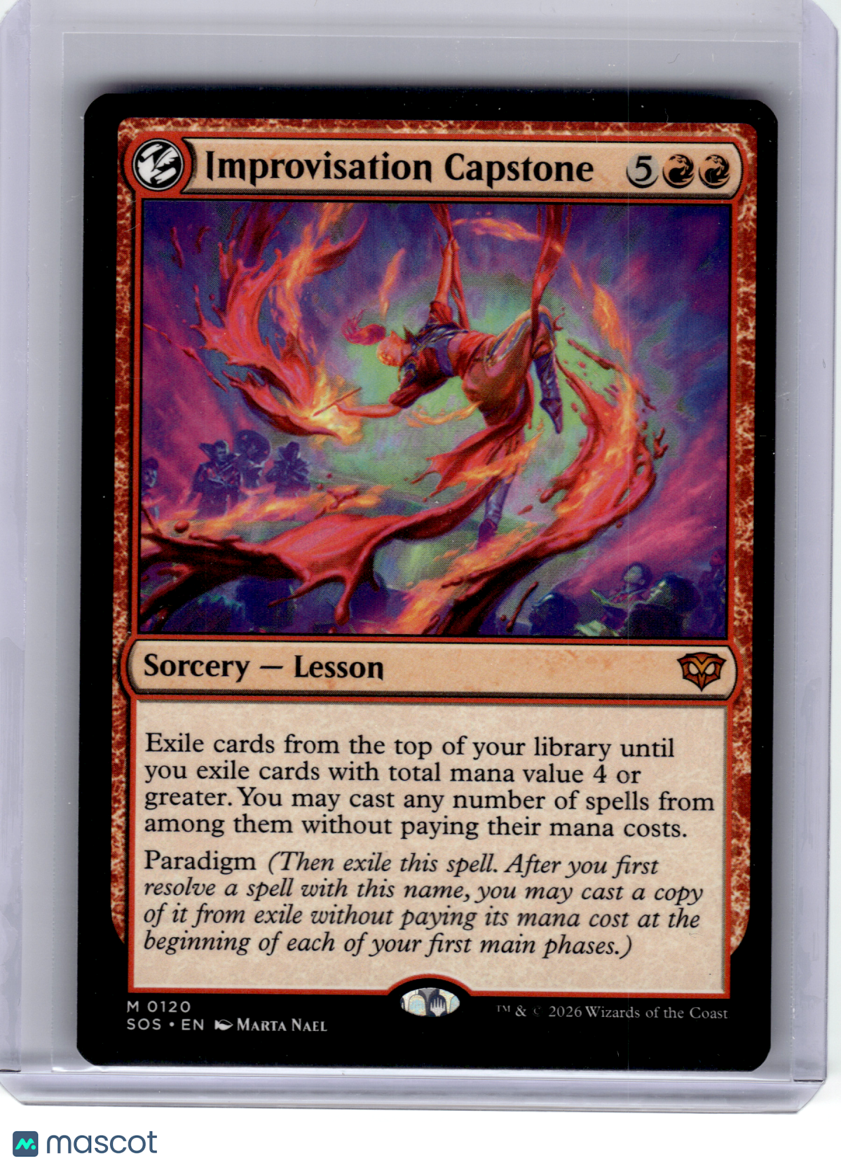 2026 MagicTG—Improvisation Capstone #120 Secrets of Strixhaven—Mythic Non-Foil