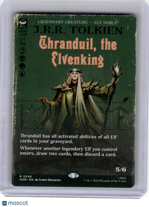 2026 MagicTG—Thranduil, the Elvenking (Borderless) #246 The Hobbit—Rare Non-Foil