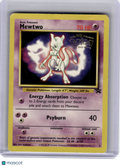 1999 Pokemon—Mewtwo #3 Wizard of the Coast—Black Star Promo [Damage]
