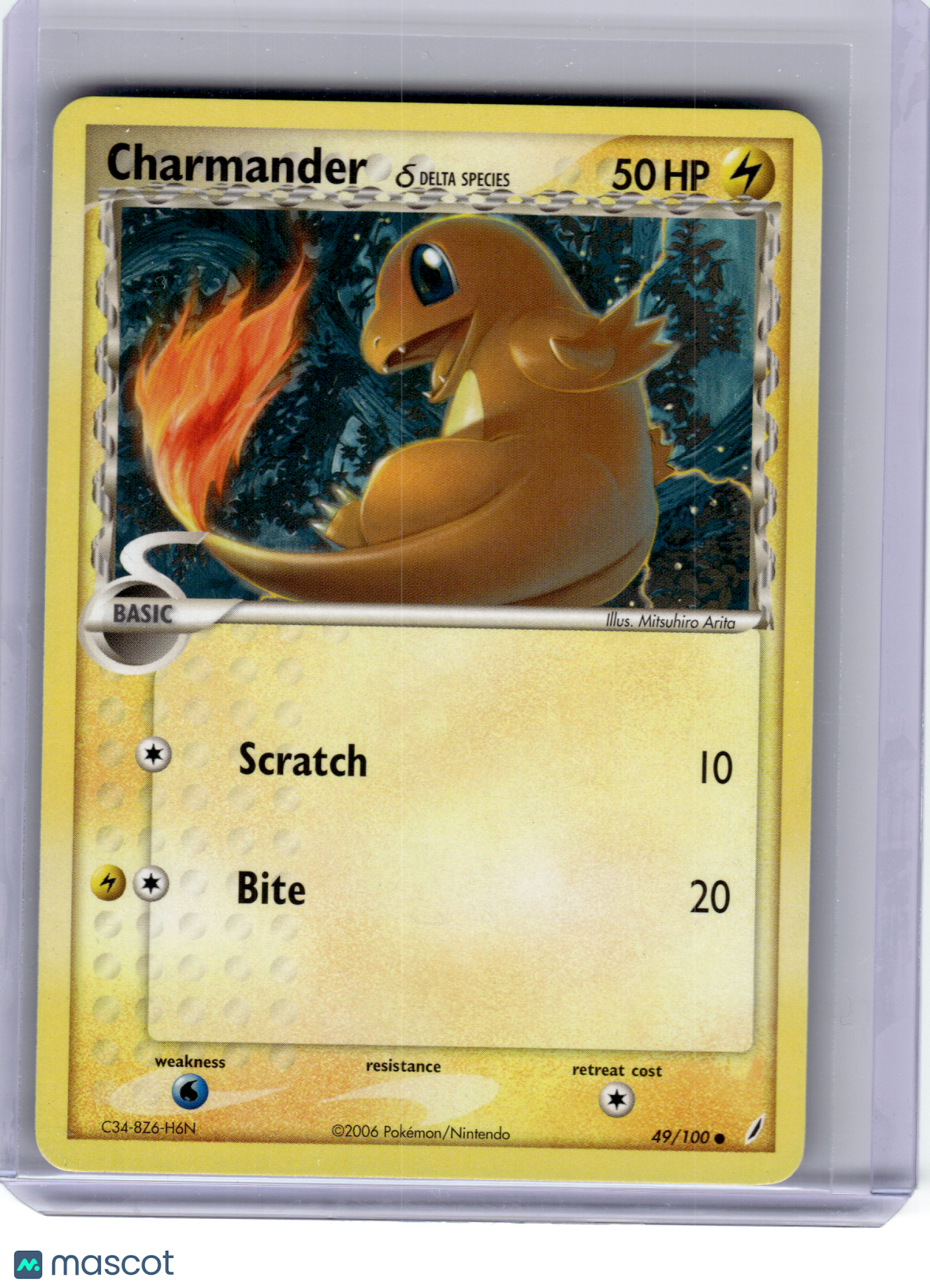 2006 Pokemon—Charmander (Delta Species) #49 EX Crystal Guardians—C Non-Holo [LP]
