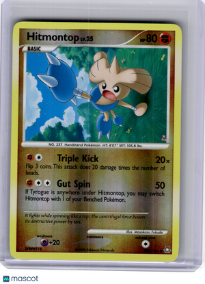 2008 Pokemon—Hitmontop #101 Legends Awakened—C Reverse Holo [Lightly Played]