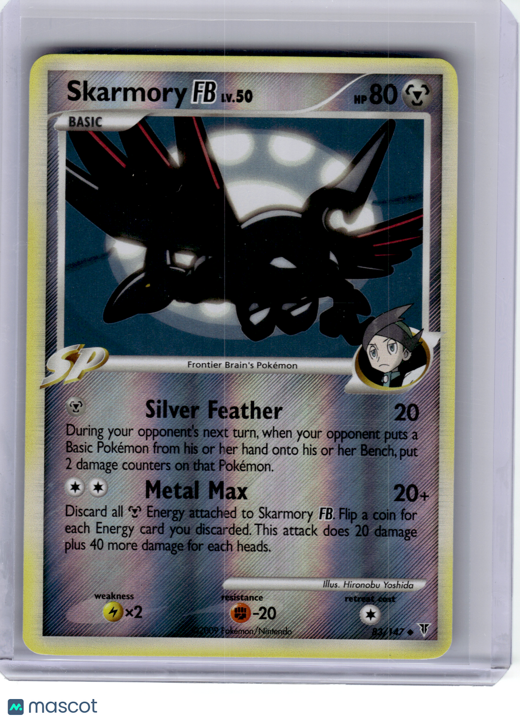 2009 Pokemon—Skarmory FB #83 League & Championship Cards—Promo Reverse Holo [LP]
