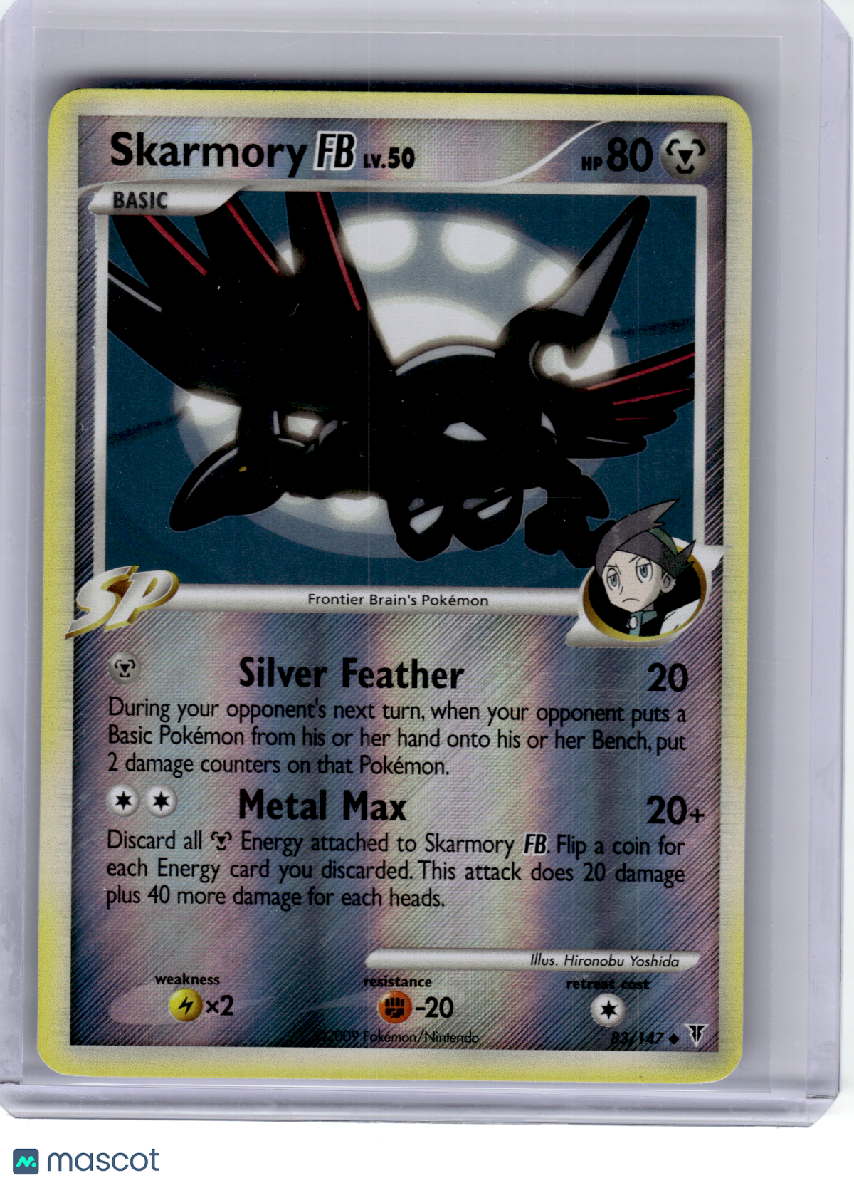 2009 Pokemon—Skarmory FB #83 League & Championship Cards—Promo Reverse Holo [LP]
