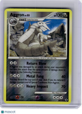 2009 Pokemon—Aggron #14 Rising Rivals—Rare Reverse Holo [Lightly Played]