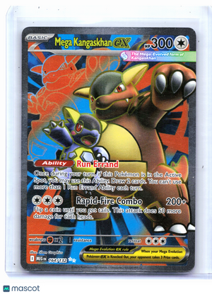 2025 Pokemon—Mega Kangaskhan ex #164/132 Mega Evolution Base Set—Ultra Rare [LP]