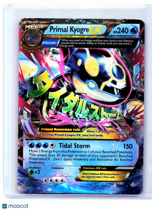 2015 Pokemon—Primal Kyogre EX #55/160 Primal Clash—Ultra Rare Holo [LP]