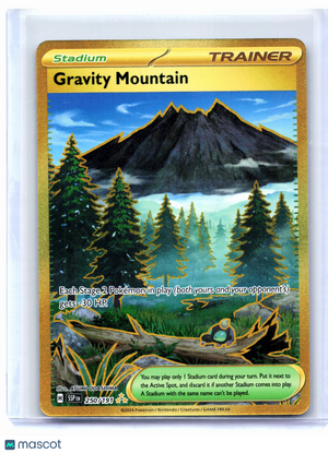 2024 Pokemon—Gravity Mountain #250/191 Surging Sparks—Hyper Rare Holo