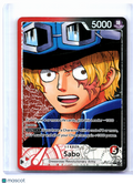 2025 One Piece—Sabo (Alternate Art) #OP13-001 Carrying On His Will—Leader Foil
