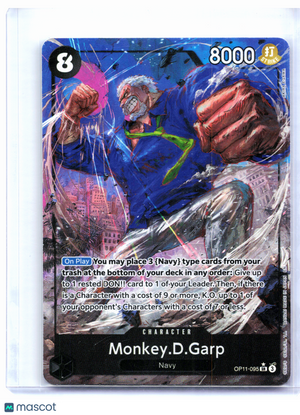 2025 One Piece—Monkey.D.Garp (Alt Art) #OP11-095 A Fist of Divine Speed—SR Foil