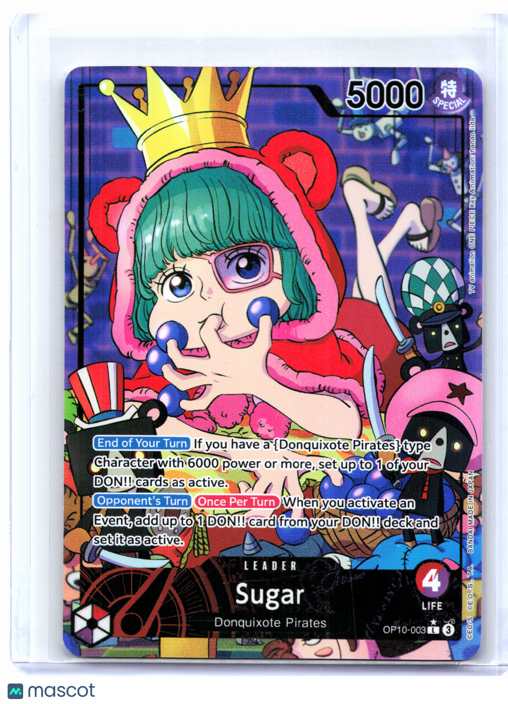 2025 One Piece Card Game—Sugar (Alternate Art) #OP10-003 Royal Blood—Leader Foil