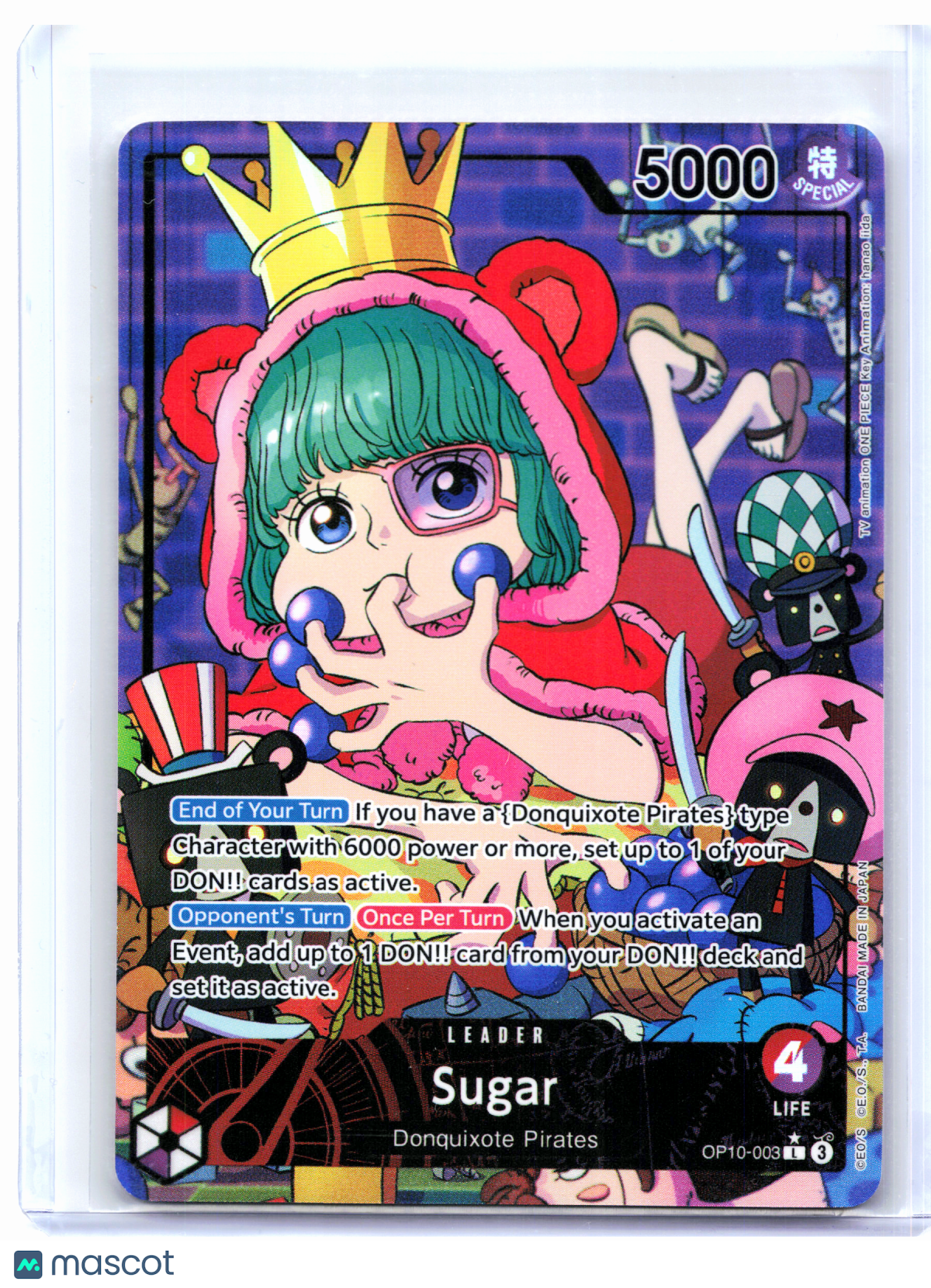 2025 One Piece Card Game—Sugar (Alternate Art) #OP10-003 Royal Blood—Leader Foil