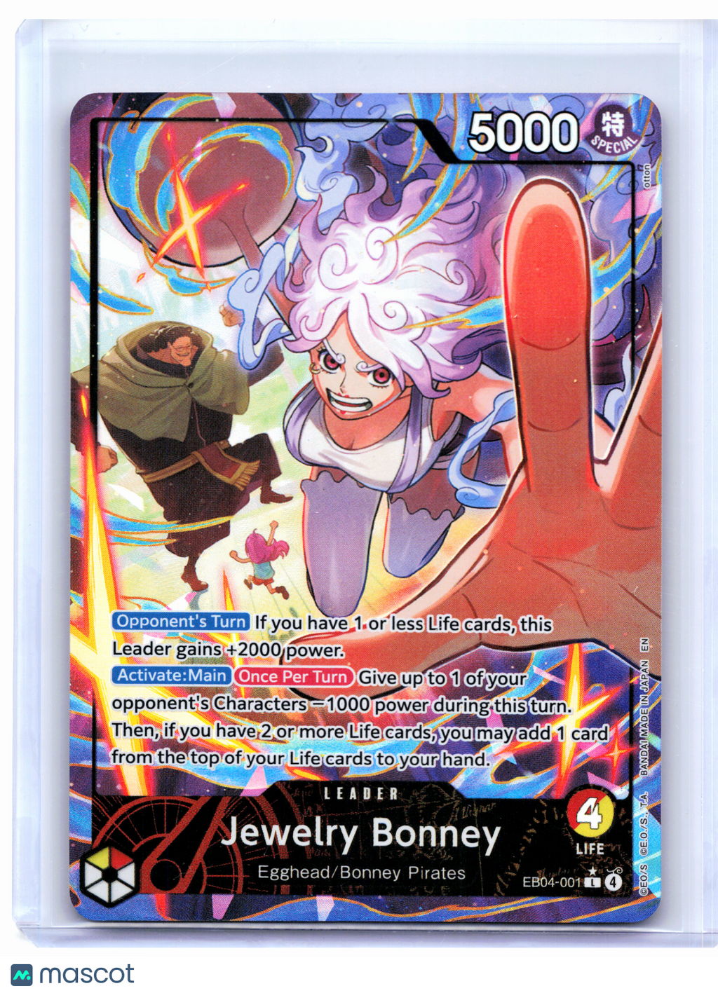 2026 One Piece—Jewelry Bonney (Alternate Art) #EB04-001—Leader Foil