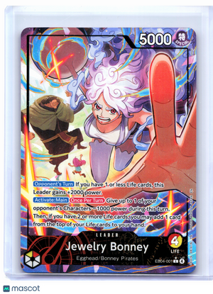 2026 One Piece—Jewelry Bonney (Alternate Art) #EB04-001—Leader Foil