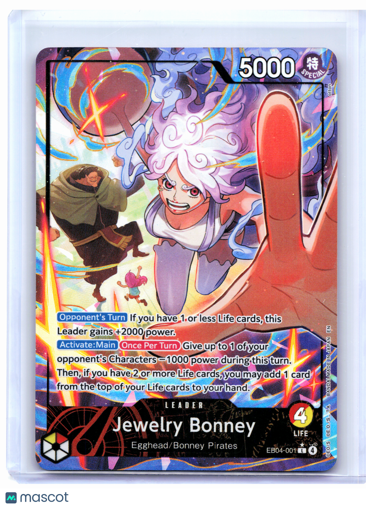 2026 One Piece—Jewelry Bonney (Alternate Art) #EB04-001—Leader Foil