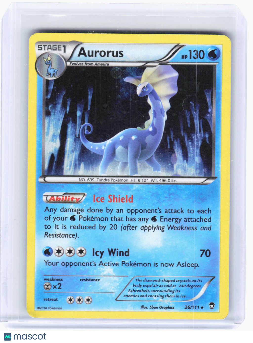 2014 Pokemon—Aurorus #26/111 Miscellaneous Cards & Products—Promo Holo