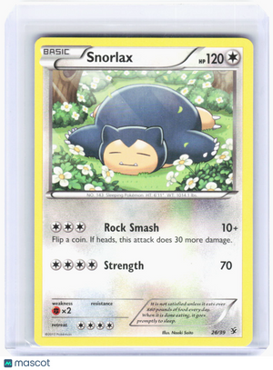 2013 Pokemon—Snorlax #26/39 Kalos Starter Set—Common Non-foil