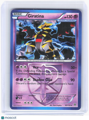 2013 Pokemon—Giratina #62/135 Kalos Starter Set—Holo Rare Holo (Damaged)