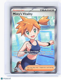 2026 Pokemon—Misty's Vitality #111/84 Pitch Black—Ultra Rare Foil