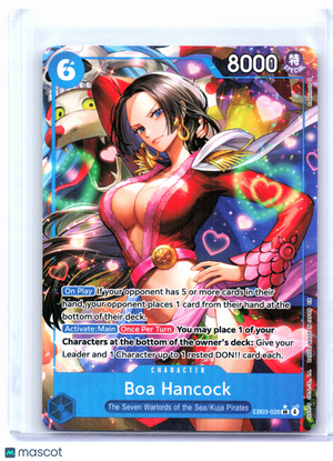2026 One Piece—Boa Hancock (Alt Art) #EB03-027 Heroines Edition—Super Rare Foil