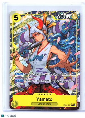 2026 One Piece—Yamato (Alternate Art) #EB03-057 Heroines Edition—Rare Foil