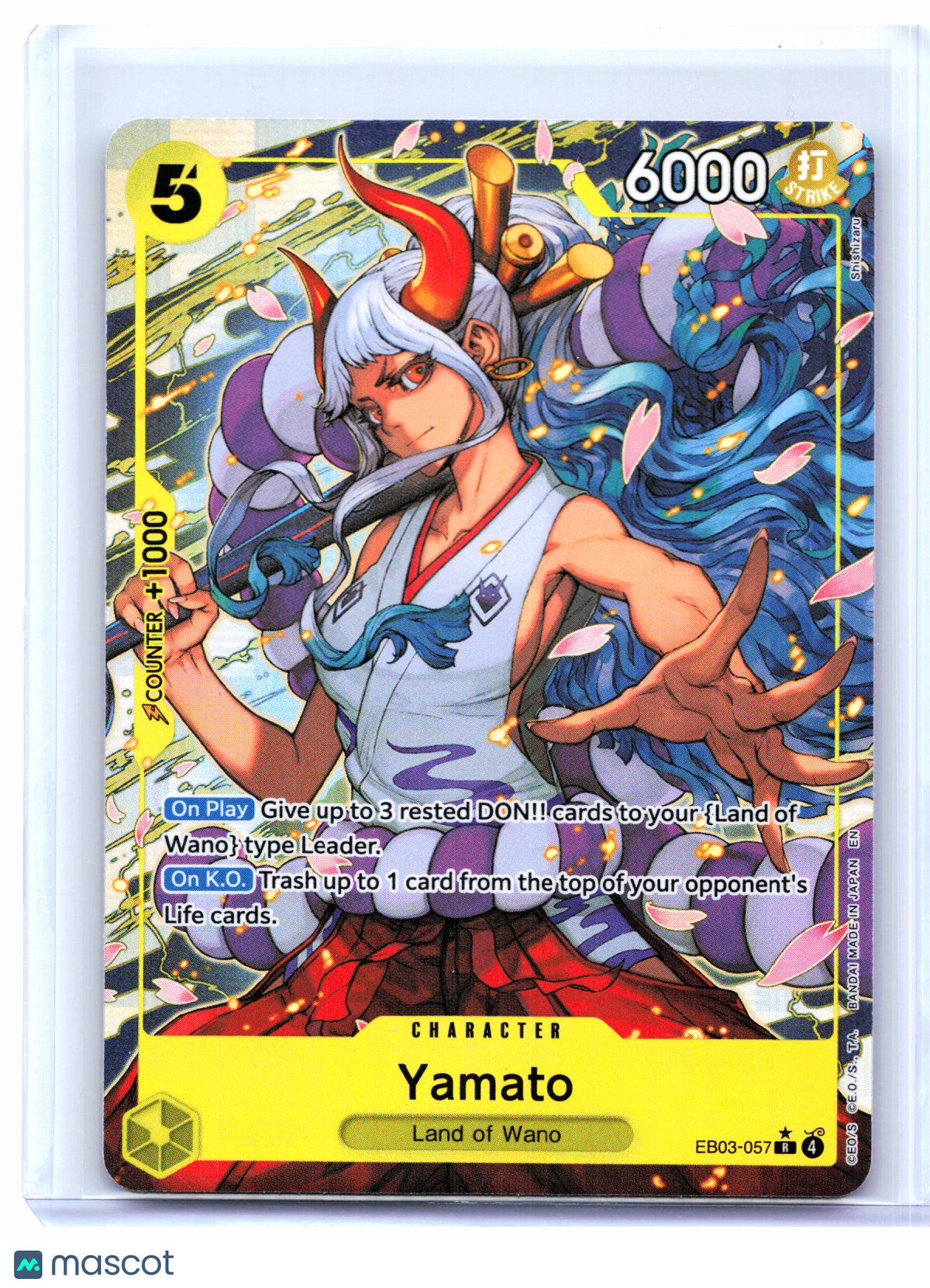 2026 One Piece—Yamato (Alternate Art) #EB03-057 Heroines Edition—Rare Foil