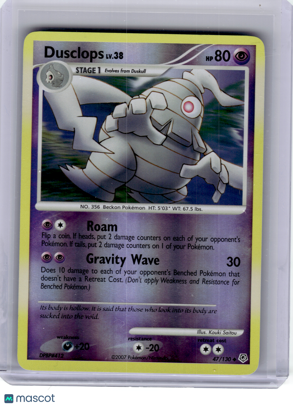 2007 Pokemon—Dusclops #47 Diamond & Pearl—Uncommon Reverse Holo [Lightly Played]