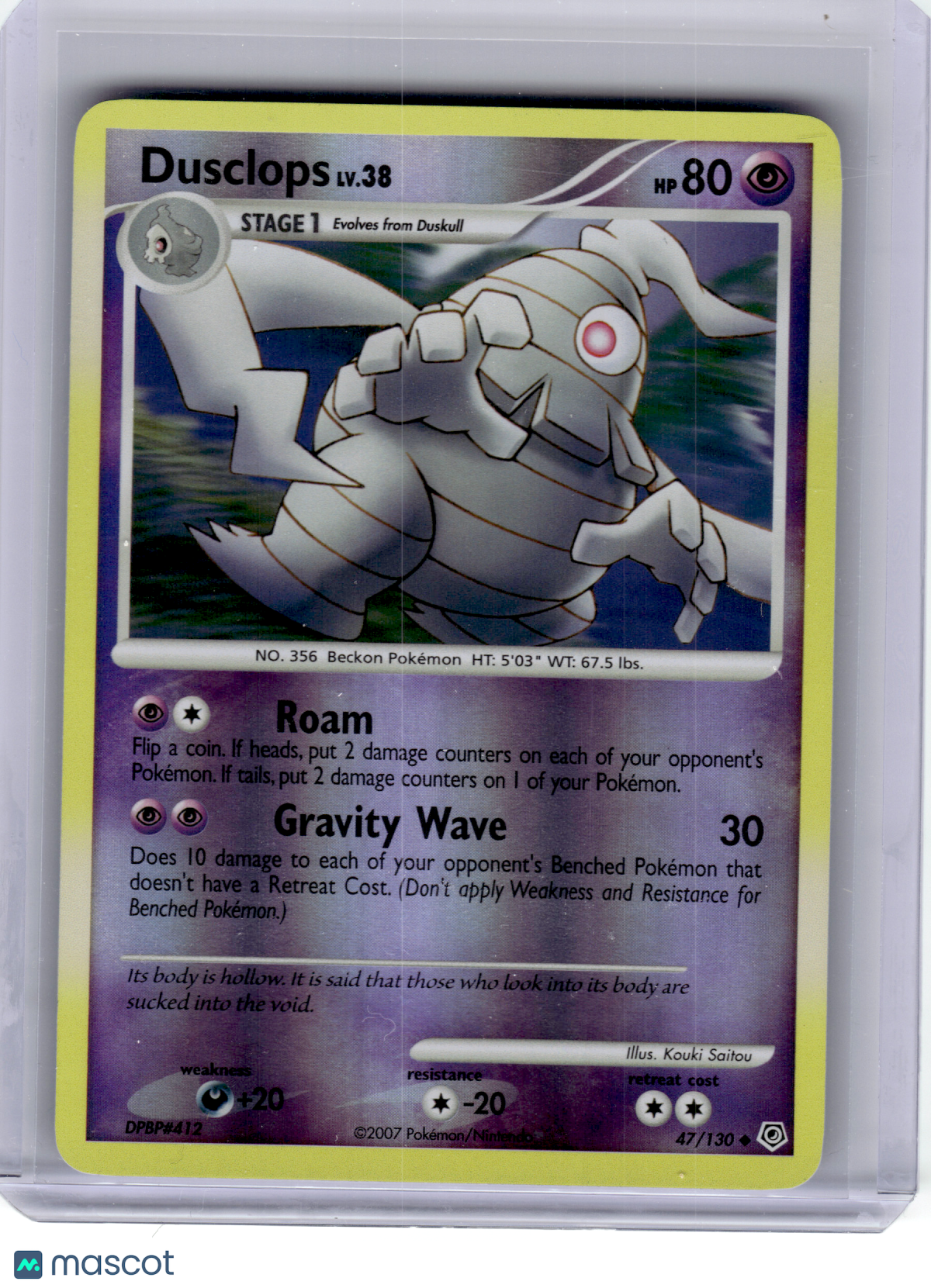 2007 Pokemon—Dusclops #47 Diamond & Pearl—Uncommon Reverse Holo [Lightly Played]