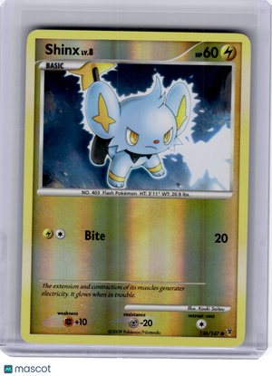 2009 Pokemon—Shinx #126 Supreme Victors—Common Reverse Holo [Lightly Played]