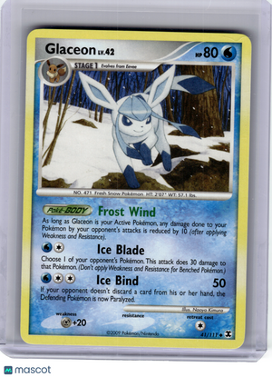 2009 Pokemon—Glaceon #41 Rising Rivals—Uncommon Non-Holo [Lightly Played]