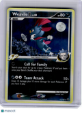 2009 Pokemon—Weavile G #17 Platinum—Rare Holo [Lightly Played]