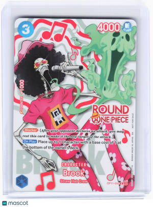 2022 One Piece Card Game—Brook (Round 1 Promo) #OP11-056 OP-PR —Rare Foil