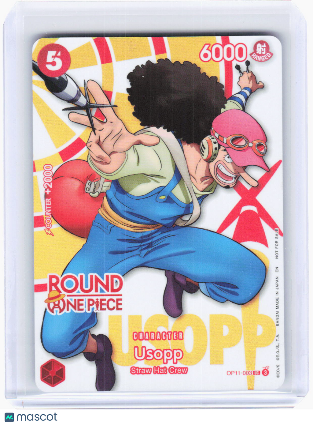 2024 One Piece Card Game—Usopp (Round 1 Promo) #OP11- 003 OP-PR —Uncommon Foil