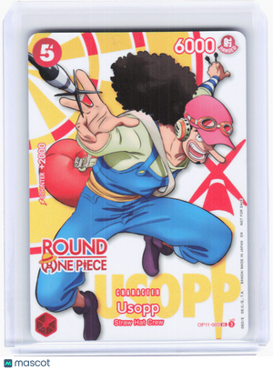 2024 One Piece Card Game—Usopp (Round 1 Promo) #OP11- 003 OP-PR —Uncommon Foil