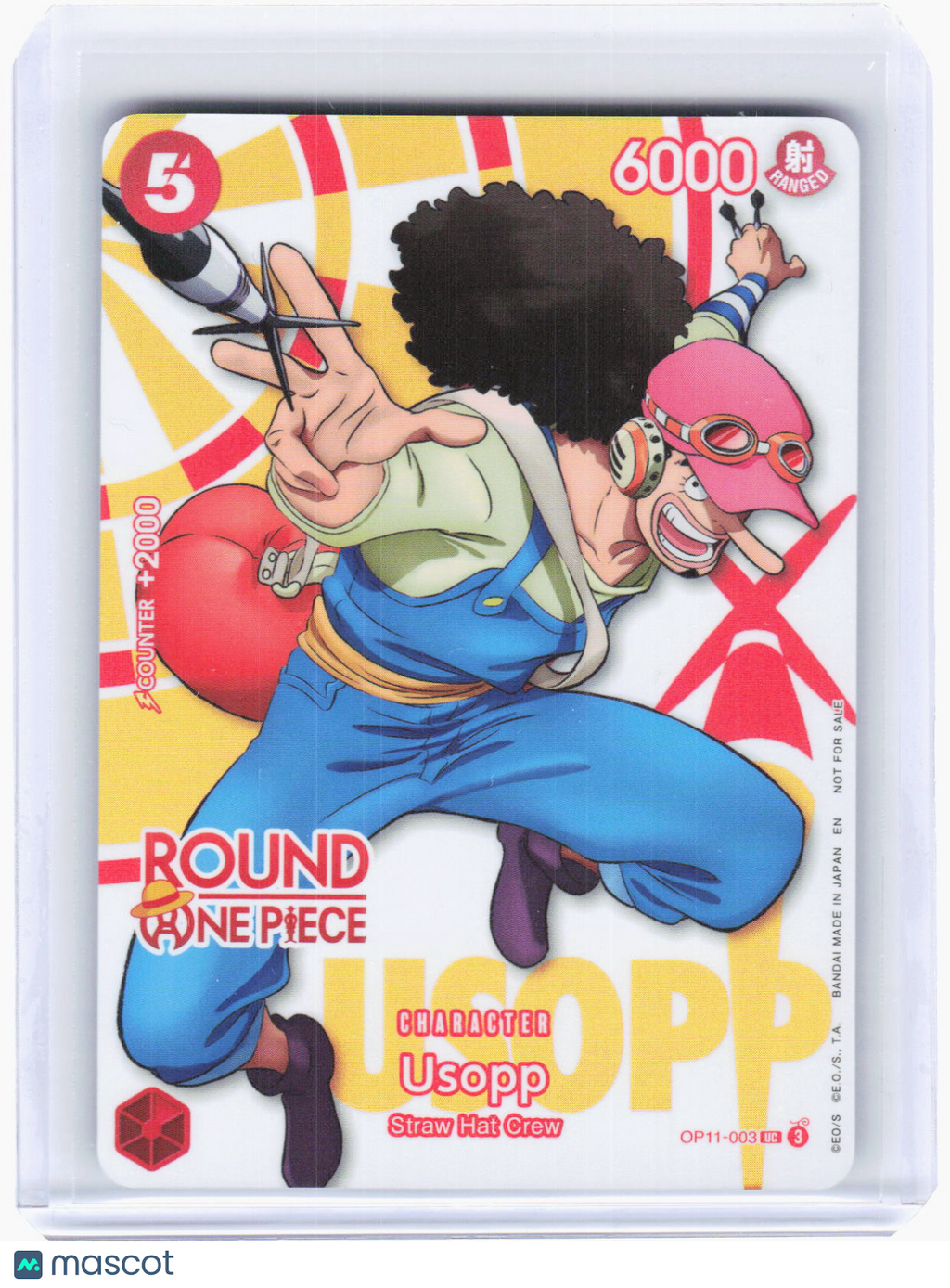 2022 One Piece Card Game—Usopp (Round 1 Promo) #OP11-003 OP-PR —Uncommon Foil