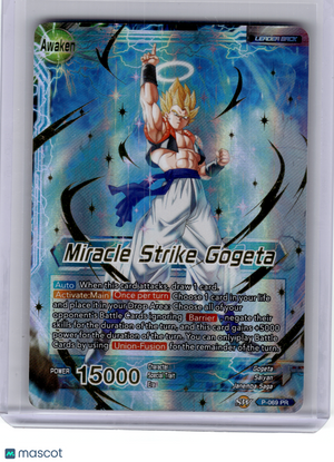 2022 DBS CCG—Miracle Strike Gogeta (Gold Stamped) #P-069 Mythic Booster—C Foil