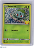2021 Pokemon—Bulbasaur #1 Celebrations: Classic Collection—Rare Holo [LP]