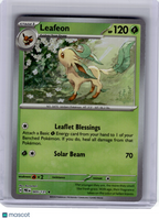 2025 Pokemon—Leafeon #5 Prismatic Evolutions—Rare Holo (Masterball) [LP]