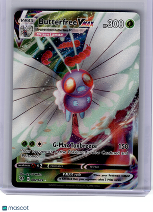 2020 Pokemon—Butterfree VMAX #2 Darkness Ablaze—Ultra Rare Holo