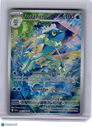 2026 Pokemon—Frogadier #89 Chaos Rising—Illustration Rare Holo