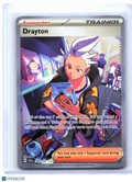 2024 Pokemon—Drayton #244/191 Surging Sparks—Special Illustration Rare Holo