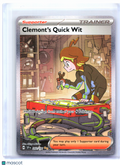 2024 Pokemon—Clemont's Quick Wit #243/191 Surging Sparks—SIR Holo