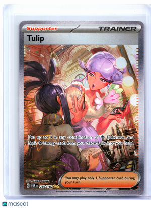 2023 Pokemon—Tulip #259/182 Paradox Rift—Special Illustration Rare Holo
