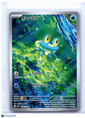 2026 Pokemon—Froakie #088/086 Chaos Rising—Illustration Rare Holo