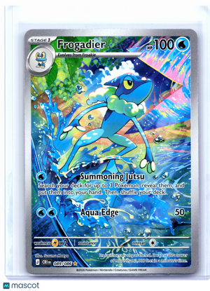 2026 Pokemon—Frogadier #089/086 Chaos Rising—Illustration Rare Holo