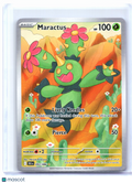 2025 Pokemon—Maractus #093/086 Black Bolt—Illustration Rare Holo