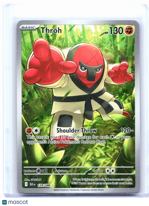 2025 Pokemon—Throh #128/086 Black Bolt—Illustration Rare Holo