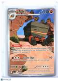 2025 Pokemon—Crustle #130/086 Black Bolt—Illustration Rare Holo