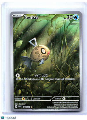 2024 Pokemon—Feebas #198/191 Surging Sparks—Illustration Rare Holo